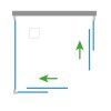 ctvercovy sprchovy kout acril angolo new