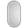 zrcadlo s led osvetlenim erfurt black