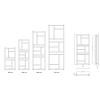 koupelnovy radiator mondrian zlata barva
