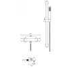 nastenny termostaticky sprchovy set veo chrom
