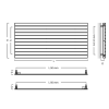 koupelnovy radiator cover h new