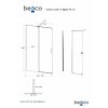 walk in sprchovy kout vayo black