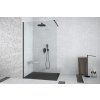 walk in sprchovy kout aveo black s moznosti pevne bocni steny