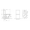 kombi wc arco rimless se slim sedatkem soft close
