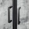 33426 sprchovy kout aplomo aruba gl deep black detail rukojeti