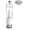 Aqualine Vypouštěcí ventil, DUAL tlačítko, chrom OVDC001
