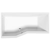 Polysan VERSYS L asymetrická vana 170x84x70x47cm, bílá 70111