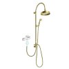 Sapho VANITY sprchový sloup k napojení na baterii, hlavová, ruční sprcha, bronz SET066