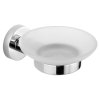 Aqualine SAMBA mýdlenka, mléčné sklo, chrom SB102