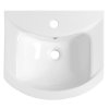 Aqualine ZERO 45 keramické umyvadlo nábytkové 45,5x40cm, bílá 6045