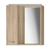 Aqualine ZOJA/KERAMIA FRESH galerka s LED osvětlením, 60x60x14cm, levá, dub platin 45027