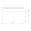 Polysan DEEP PLAIN boční panel 75x36cm 89746