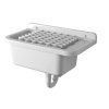 Aqualine Univerzální rošt pro závěsné výlevky, plast, bílá PI5020