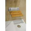 Aqualine RAVO sklopné sedátko do sprchového koutu 32x32,5cm, bambus AE236