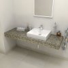 Sapho TAILOR rockstone deska 160x50 cm, provedení límce R TR160R