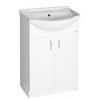 Aqualine SIMPLEX ECO 60 umyvadlová skříňka včetně umyvadla 58,5x83,5x30,7cm SIME600