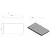 Sapho AVICE deska pod umyvadlo 90x50cm, tl.5cm, cement AV097