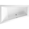 Polysan TRIANGL L SLIM asymetrická vana 180x120x50cm, bílá 19611S