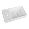 Aqualine Keramické umývátko, nábytkové, 40x22cm, bílá DD4022