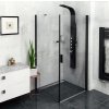 Polysan ZOOM BLACK obdélníkový sprchový kout 900x800mm L/P varianta ZL1290BZL3280B