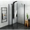 Polysan ZOOM BLACK čtvercový sprchový kout 1000x1000mm L/P varianta ZL1310BZL3210B