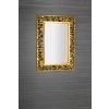 Sapho ZEEGRAS zrcadlo ve vyřezávaném rámu 70x100cm, zlatá IN448