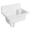 Aqualine Závěsná výlevka 55x37cm, plast, bílá PI5052