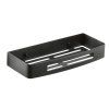 Gedy SMART polička do sprchy, 300x45x128mm, černá mat 241714