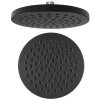 Aqualine Hlavová sprcha, průměr 200mm, ABS/černá mat SC120