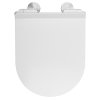 Sapho WC sedátko, SLIM, Soft Close, Easy Take, bílá PCS081