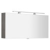 Sapho CLOE galerka s LED osvětlením 120x50x18cm, dub stříbrný CE120-0011