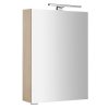 Sapho MIRRÓ galerka s LED osvětlením, 50x70x16cm, levá/pravá, jilm bardini MC050-0013