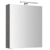Sapho MIRRÓ galerka s LED osvětlením, 60x70x16cm, levá/pravá, dub stříbrný MC060-0011