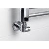 Sapho CORNER SIMPLY připojovací sada ventilů triaxiální, pravé provedení, chrom CP130S