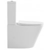 Sapho PACO WC kombi, Rimless, spodní/zadní odpad, bílá PC1012WR