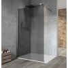 Gelco VARIO CHROME jednodílná sprchová zástěna k instalaci ke stěně, kouřové sklo, 800 mm GX1380GX1010