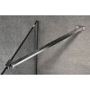 Gelco VARIO CHROME jednodílná sprchová zástěna k instalaci ke stěně, kouřové sklo, 800 mm GX1380GX1010