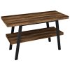 Sapho TWIGA umyvadlový stolek 130x72x50 cm, černá mat/dub tmavý VC453-130-11