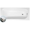 Polysan LAURA SLIM obdélníková vana 160x70x39cm, bílá 24611S