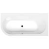 Polysan ASTRA R SLIM asymetrická vana 165x80x48cm, bílá 34611S