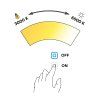 led zrcadlo 500x700 s dotykovym senzorem zp 23001v 4