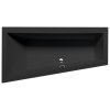 Polysan ANDRA L asymetrická vana 170x90x45cm, černá mat 81111.21