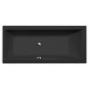 Polysan CLEO obdélníková vana 180x80x48cm, černá mat 95611.21
