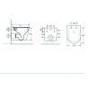 HOPA závěsné WC OVALE BASSO RIMLESS s FLAT sedátkem Soft-close, OLKLT053ER