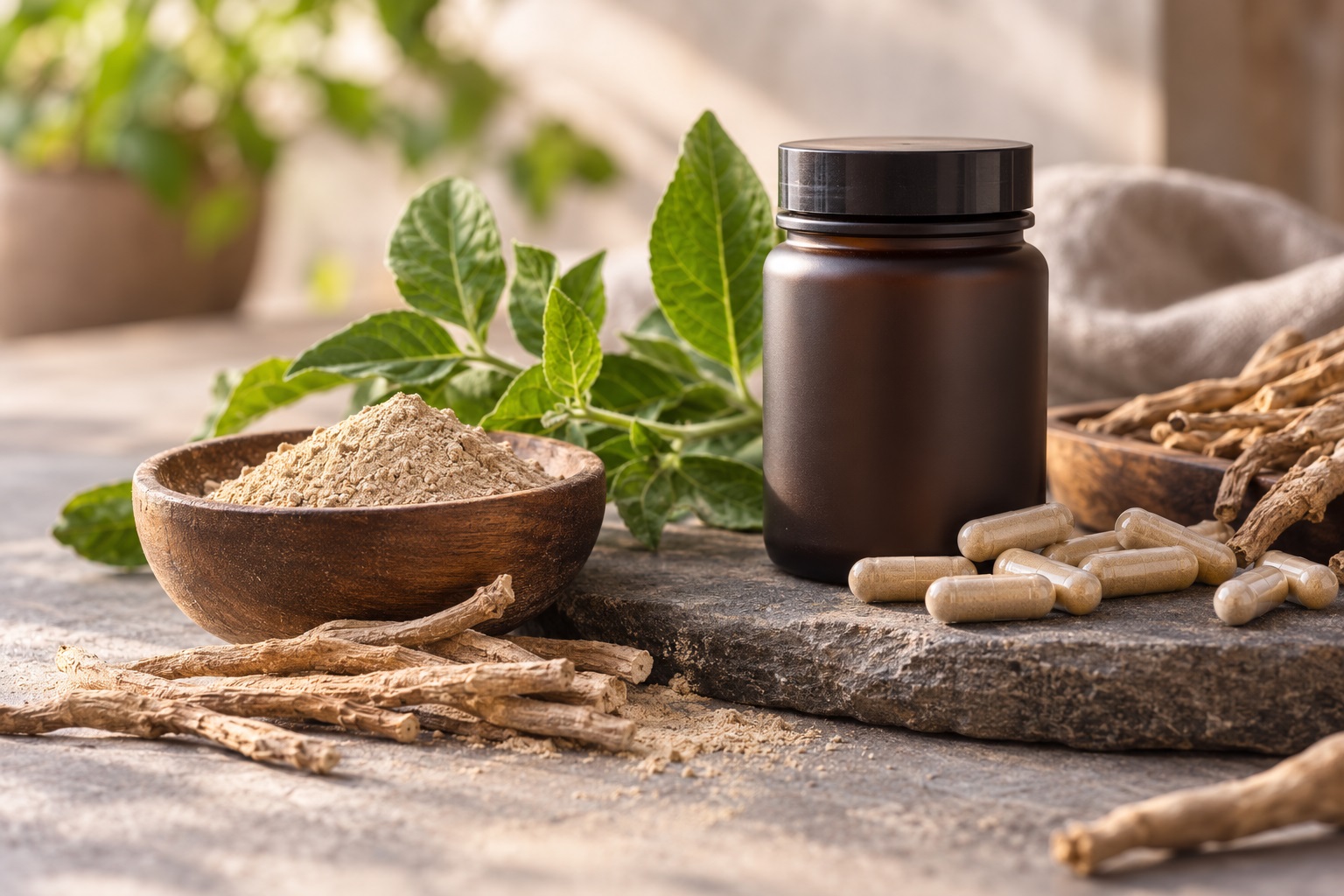 Ashwagandha: účinky, dávkování a jak vybrat