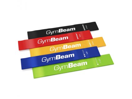 Set posilovacích gum Resistance 5 - GymBeam (Barva multicolor)