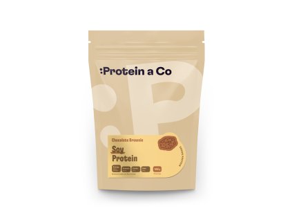 Protein&Co. Sójový protein 1 kg (Příchuť Chocolate brownie)