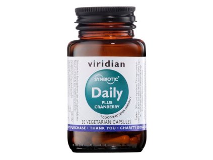5031 synbiotic daily cranberry 30 kapsli smes probiotik a prebiotik s brusinkovym extraktem