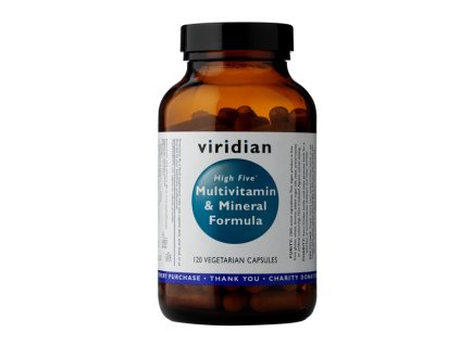 11579 viridian high five multivitamin mineral formula 120 kapsli