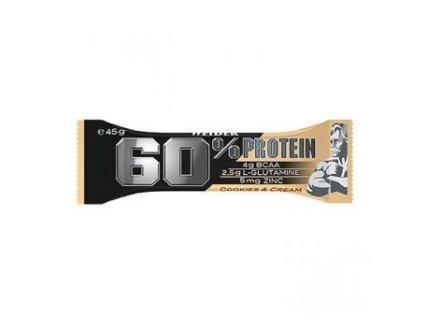 Weider 60% Protein Bar, Cookies & Cream, 45g x 24 ks